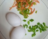 A picture of step 1 of Chinese Omelet.
