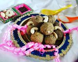 A picture of step 6 of Green gram dal ladoo(moong dal).