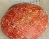 Foto langkah ke 15 dari resep Angkak Wijen Hitam Sourdough Bread.