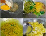 A picture of step 2 of Vadapav.