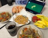 Hình bước làm 5 của món Mì ý bò sốt tiêu đen