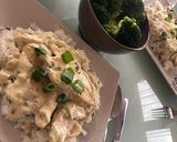 Mustáros tejszínes póréhagymás csirkemell recept fázis 4 fotója