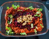 A picture of step 3 of Muhammara.