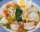 A picture of step 11 of Easy Malaysian Shrimp Noodle Soup.