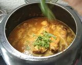 A picture of step 4 of Quick Pressure Cooker Chicken Curry.