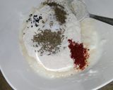 A picture of step 3 of Yogurt pakora.