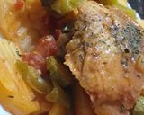 صورة لخطوة 6 من وصفة بطاطا بالدجاج في الفرن 🥔🥔🍗🍗🍽😊