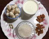 A picture of step 1 of Foxnut Payesh.