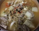 A picture of step 5 of Potato Kimchi Hot and Sour Soup.