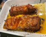 Une image de l'étape 6 de Côtes levées sauce barbecue.