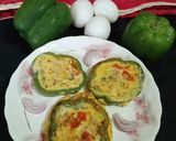 A picture of step 4 of Egg Capsicum Rings.