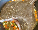 Foto del paso 4 de la receta: Rodaballo con verduras