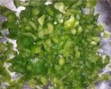 A picture of step 1 of Vegetable Manchurian.