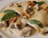 Foto del paso 6 de la receta: Paccheri a la crema de Gorgonzola con Champiñones