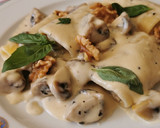 Foto del paso 6 de la receta: Paccheri a la crema de Gorgonzola con Champiñones