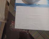 A picture of step 18 of Galaktoboureko.