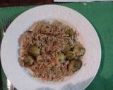 Foto del paso 4 de la receta: Arroz con panceta y repollitos de bruselas