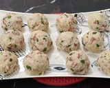 A picture of step 5 of One Bite Vegetables Rice Balls.