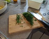 A picture of step 2 of Citrus-cured salmon gravadlax.