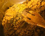 A picture of step 2 of Gud Papdi.