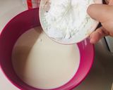 Hình bước làm 3 của món Bake it with me, bake it easy #1 :Bánh sữa nướng🥛🧀 Món ăn vặt dễ làm😋