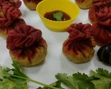 A picture of step 8 of Flower Samosas.