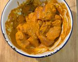 A picture of step 4 of Chicken tikka on naan with fragrant salad.
