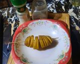 A picture of step 3 of Spiral fried potatoes.