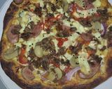 A picture of step 5 of My homemade pizza 1😍.
