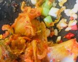 A picture of step 3 of Vegan Kimchi Fried Rice.
