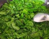 A picture of step 1 of Double Tadka Lasooni Palak Yellow Moongdal - Dhaba-Style.
