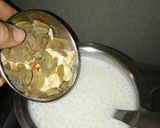 A picture of step 5 of Sabudana kheer.
