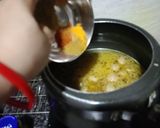 A picture of step 2 of Leftover kaddu ki sabzi moong dal khichdi.