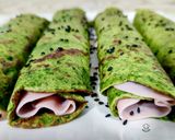 Foto del paso 4 de la receta: Crêpes de espinacas con pechuga de pavo