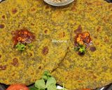 A picture of step 16 of Bajra Methi Paratha (Pearl Millet).