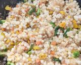 A picture of step 2 of Sabudane ki khichdi.