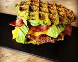 Une image de l'étape 4 de Gaufre brocolis.