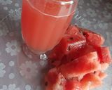 A picture of step 2 of Watermelon drink.