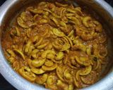 A picture of step 2 of Kaju sabzi/ curry.