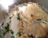 A picture of step 4 of Dhokla chat chatore.