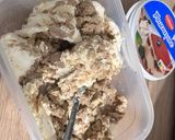 Gesztenyés tejszínes sütemény (sütés nélkül) recept fázis 2 fotója