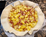 Foto del paso 9 de la receta: Pizza rústica con patata y bacon, sin gluten