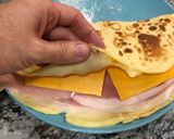 Foto del paso 5 de la receta: Crepes de jamón de york y cheddar en horno grill Cecotec