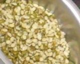 A picture of step 1 of Greeny dumplings.