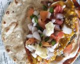 A picture of step 2 of Roti Tacos.