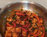 A picture of step 9 of Orange Tofu.