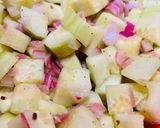 A picture of step 5 of Cucumber Salad with Air Fryer Chicken.