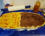 Kakaós és lekváros csiga tortaformában recept fázis 3 fotója