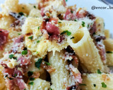 Foto del paso 7 de la receta: Maccheroni con bacon crujiente y salsa de queso Skyr