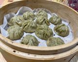 A picture of step 4 of Jade Soup Dumplings (Green Xiao Long Bao).